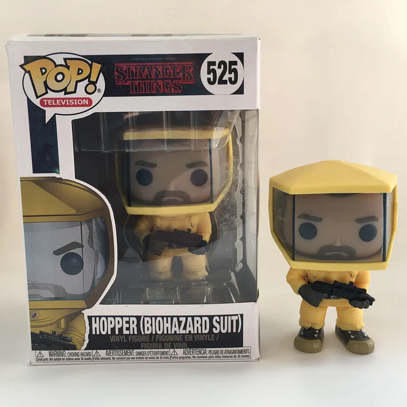 Funko POP Stranger things & HOPPER (BIOHAZARA SUIT) PVC Action Figure Boy toys birthday Gift
Funko POP Stranger things & HOPPER (BIOHAZARA SUIT) PVC Action Figure Boy toys birthday Gift