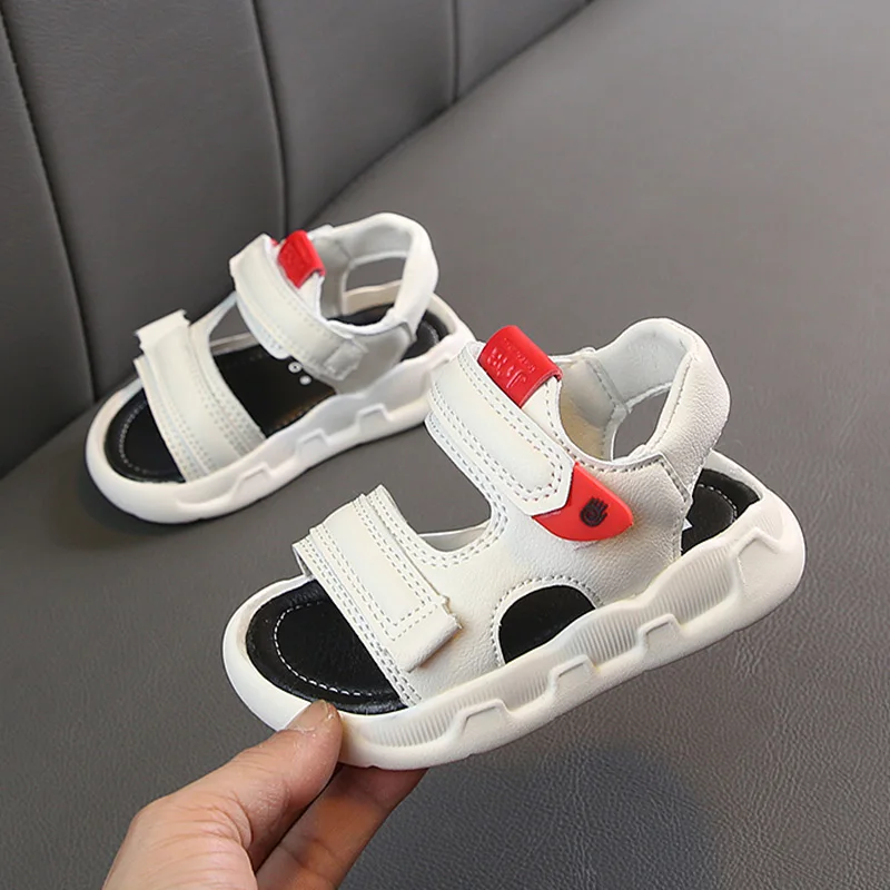 Summer Children Sandals for Boys Girls Beach Shoes Sports Kids White Leather Sandals Fashion Soft Bottom Non-slip Toddler Shoes
Summer Children Sandals for Boys Girls Beach Shoes Sports Kids White Leather Sandals Fashion Soft Bottom Non-slip Toddler Shoes