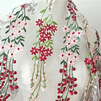 LASUI Multicolor flower mesh embroidery lace fabric DIY accessories Evening dress fashion clothing fabric X0338
LASUI Multicolor flower mesh embroidery lace fabric DIY accessories Evening dress fashion clothing fabric X0338