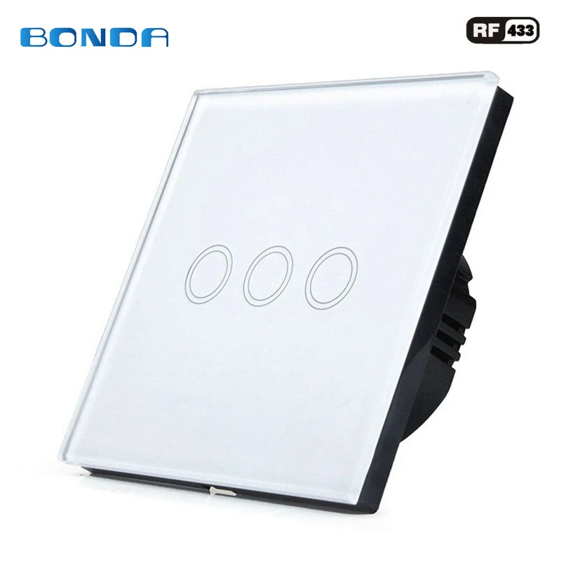 1 / 2 / 3 / 220 V Band Wireless Light Switch Touch Switch Standard Eu Smart Home Wireless Switch
1 / 2 / 3 / 220 V Band Wireless Light Switch Touch Switch Standard Eu Smart Home Wireless Switch