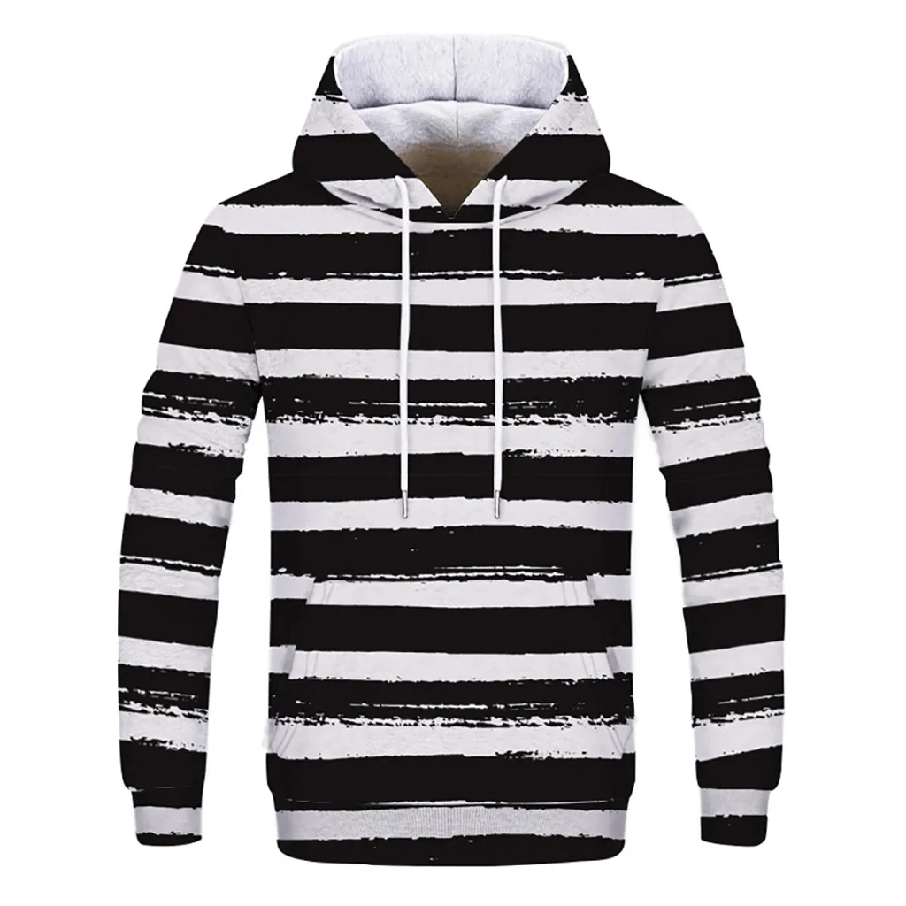 Men's Black Long Sleeve Model 3D Horizontal Stripe Print Tops Couple Hoodie Daily Tops Cotton Autumn Winter Polyester
Men's Black Long Sleeve Model 3D Horizontal Stripe Print Tops Couple Hoodie Daily Tops Cotton Autumn Winter Polyester