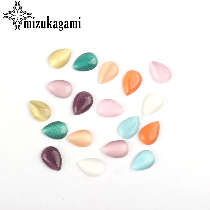 6*10mm Natural Stone Beads Small Flat Smooth Tear Water Drop Cat's Eye Stone Beads For DIY Jewelry Making Finding Accessories
6*10mm Natural Stone Beads Small Flat Smooth Tear Water Drop Cat's Eye Stone Beads For DIY Jewelry Making Finding Accessories