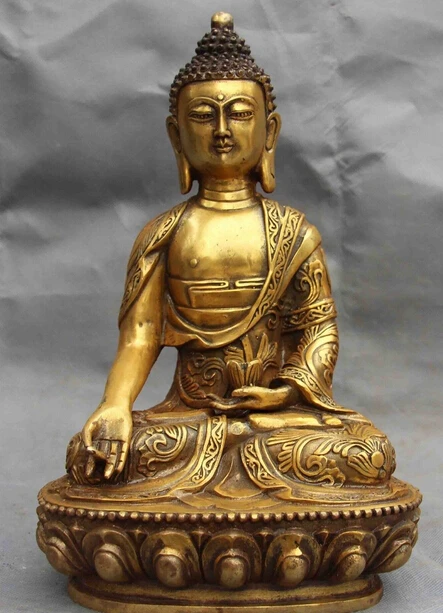 bi003845 Buddhism Temple Copper Bronze Gild Amitabha Rulai Sakyamuni Buddha God Statue
bi003845 Buddhism Temple Copper Bronze Gild Amitabha Rulai Sakyamuni Buddha God Statue