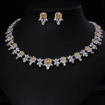 Yellow Fashion AAA Cubic Zircon Jewelry Sets ,Earrings /Necklace,Promotion,Nickel Free, Factory price
Yellow Fashion AAA Cubic Zircon Jewelry Sets ,Earrings /Necklace,Promotion,Nickel Free, Factory price