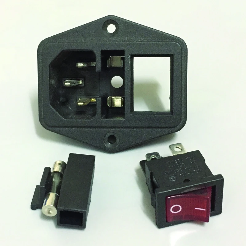 Arcade Computer Cabinet Switched Power Socket Connector AC 250V Lighting with Fuse Holder for Jamma and Mame DIY Game Machine
Arcade Computer Cabinet Switched Power Socket Connector AC 250V Lighting with Fuse Holder for Jamma and Mame DIY Game Machine