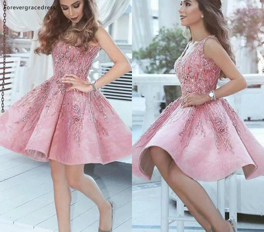 2019 Short Arabic Pink Homecoming Dress A Line V Neck Juniors Sweet 15 Graduation Cocktail Party Dress Plus Size Custom Made
2019 Short Arabic Pink Homecoming Dress A Line V Neck Juniors Sweet 15 Graduation Cocktail Party Dress Plus Size Custom Made