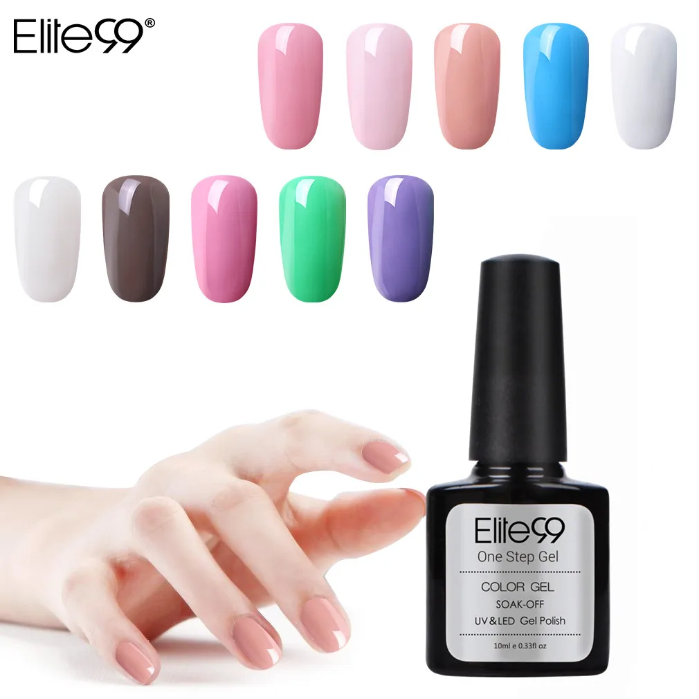 Elite99 One Step Color Gel Varnish Pure Color White Nail Art Design Super Quality Soak off LED Organic Odorless UV Gel Polish
Elite99 One Step Color Gel Varnish Pure Color White Nail Art Design Super Quality Soak off LED Organic Odorless UV Gel Polish