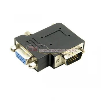10pcs/lot Vertical Flat Right Angled 90 Degree VGA SVGA Male To Female extension Adapter BK
10pcs/lot Vertical Flat Right Angled 90 Degree VGA SVGA Male To Female extension Adapter BK