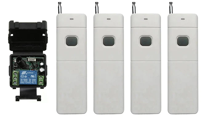3000M Long Range DC12V 24V 1CH RF Wireless Remote Control Switch System,315/433.92Mhz,Transmitter+Receiver Garage Doors shuttes
3000M Long Range DC12V 24V 1CH RF Wireless Remote Control Switch System,315/433.92Mhz,Transmitter+Receiver Garage Doors shuttes