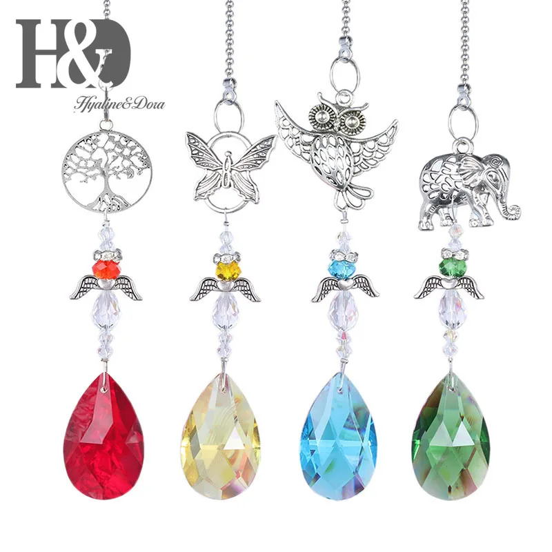 H&D Set of 4,Suncatcher Crystal Rainbow Maker w/Animal Figurine Hanging Ornament for Window, Home Decor,Holiday Decoration
H&D Set of 4,Suncatcher Crystal Rainbow Maker w/Animal Figurine Hanging Ornament for Window, Home Decor,Holiday Decoration