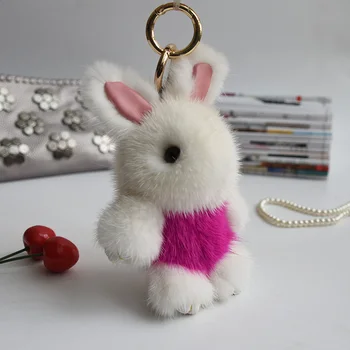 14cm Genuine mink Fur Keychain fashion Fur bunny keychain bag Pendant gift car pendant car accessories key rings
14cm Genuine mink Fur Keychain fashion Fur bunny keychain bag Pendant gift car pendant car accessories key rings