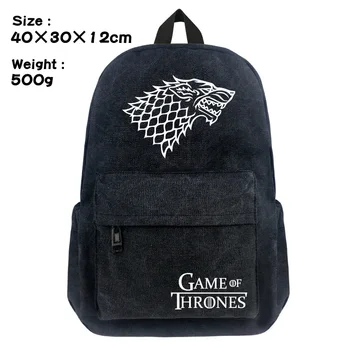 Anime Game of Thrones Ice and Fire cartoon backpack for teenagers Student School Bags Men women's travel Shoulder Bag
Anime Game of Thrones Ice and Fire cartoon backpack for teenagers Student School Bags Men women's travel Shoulder Bag
