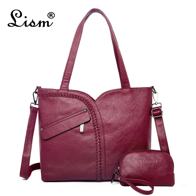 2 Sets 2018 Large Capacity Women Bags Shoulder Tote Bags Women Messenger Bags With Coins Famous Designers Leather Handbags Sac
2 Sets 2018 Large Capacity Women Bags Shoulder Tote Bags Women Messenger Bags With Coins Famous Designers Leather Handbags Sac