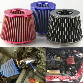 Air Intake Filter 76mm Universal Car Air Filter Vehicle Induction High Power Mesh 3 Inch Auto Cold air Hood Intake
Air Intake Filter 76mm Universal Car Air Filter Vehicle Induction High Power Mesh 3 Inch Auto Cold air Hood Intake