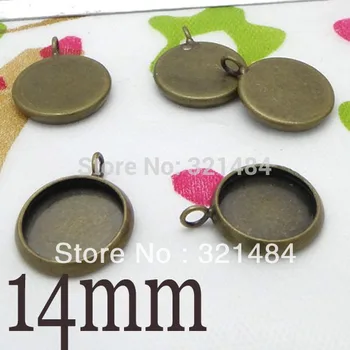 Hotsale 1000pcs Antique bronze/brass Vertical hole Bracelet Charm Pendant Base Blank 14mm Cap Cabochon Setting
Hotsale 1000pcs Antique bronze/brass Vertical hole Bracelet Charm Pendant Base Blank 14mm Cap Cabochon Setting
