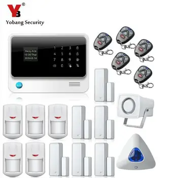 YobangSecurity Touch Screen GSM WiFi Alarm Systems Security Home Android IOS APP Remote Door Magnet Sensor Wireless Strobe Siren
YobangSecurity Touch Screen GSM WiFi Alarm Systems Security Home Android IOS APP Remote Door Magnet Sensor Wireless Strobe Siren