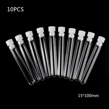 10Pcs Plastic Test Tubes Lab Test Tool With Screw Cap Transparent 16x100mm Newest
10Pcs Plastic Test Tubes Lab Test Tool With Screw Cap Transparent 16x100mm Newest