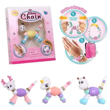 Elf Bracelet Twisty Petz Magic Animal Distortion Variety DIY Personality Cute Animal Cartoon Toy Bangle Fun Children Bead Gift 
Elf Bracelet Twisty Petz Magic Animal Distortion Variety DIY Personality Cute Animal Cartoon Toy Bangle Fun Children Bead Gift
