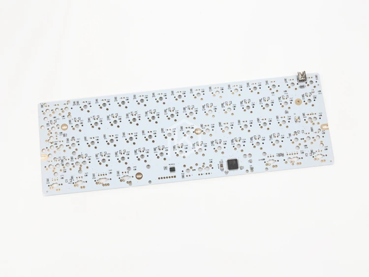 NPKC Diamond 60 Mechanical Keyboard Upgraded from Satan GH60 with Led Backlit and RGB Under-Growing Fully Re-programmable by QMK Software Nonshine-Thru Keycaps, Cherry Switch