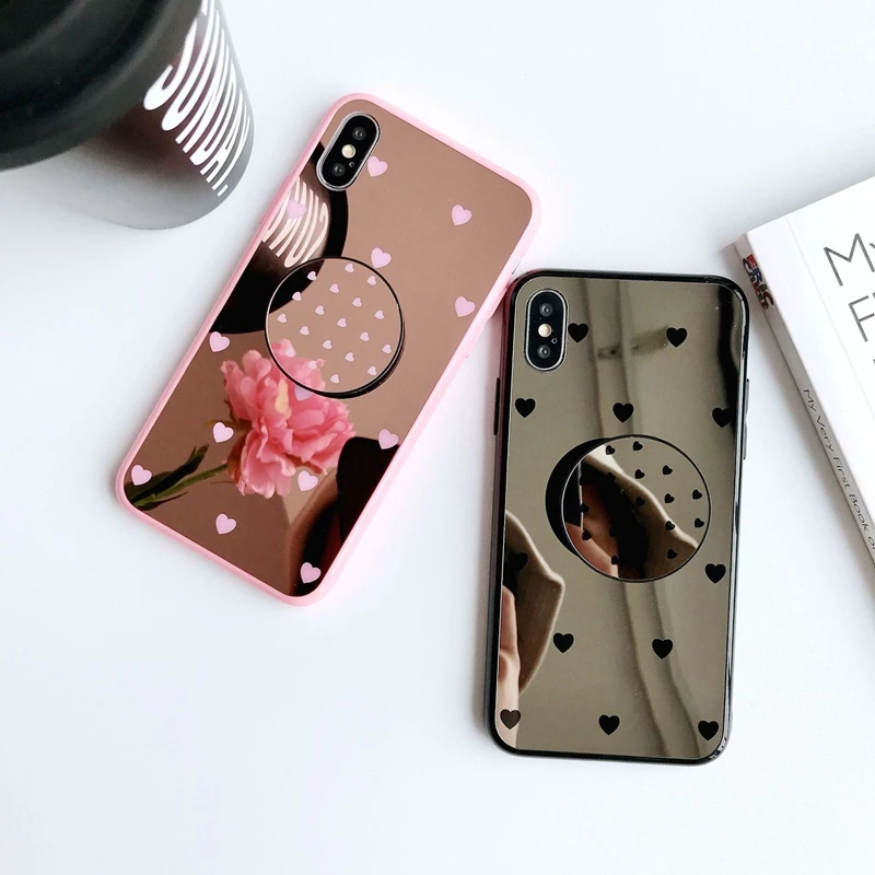 Ins phone case with stand for iPhonexs max mirror phone case 8/7plus mirror phone case anti-fall
Ins phone case with stand for iPhonexs max mirror phone case 8/7plus mirror phone case anti-fall