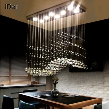 Led rectangle restaurant lights chandelier three crystal lamp creative personality modern simple bar decorated chandelier
Led rectangle restaurant lights chandelier three crystal lamp creative personality modern simple bar decorated chandelier