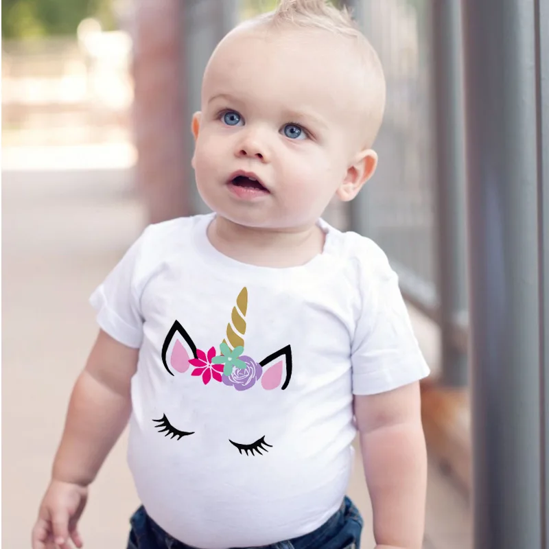 2019 Fashion T-shirt Kids Clothing Unisex Summer Tops Children Unicorn Animal T-shirts Baby Girl Clothes Roupa Menina Bebes
2019 Fashion T-shirt Kids Clothing Unisex Summer Tops Children Unicorn Animal T-shirts Baby Girl Clothes Roupa Menina Bebes