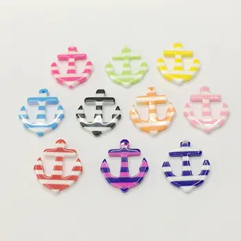 10pcs/lot 33mm Acrylic stripe Charms Colorful Anchor Pendents DIY Earrings&necklace free shipping
10pcs/lot 33mm Acrylic stripe Charms Colorful Anchor Pendents DIY Earrings&necklace free shipping