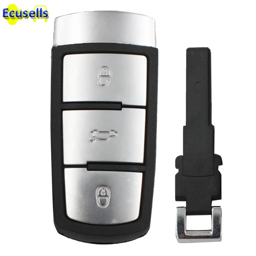 Replacement smart 3 buttons remote key shell case fob for Volkswagen VW Passat B6 CC Magotan with plastic HU66 blade
Replacement smart 3 buttons remote key shell case fob for Volkswagen VW Passat B6 CC Magotan with plastic HU66 blade