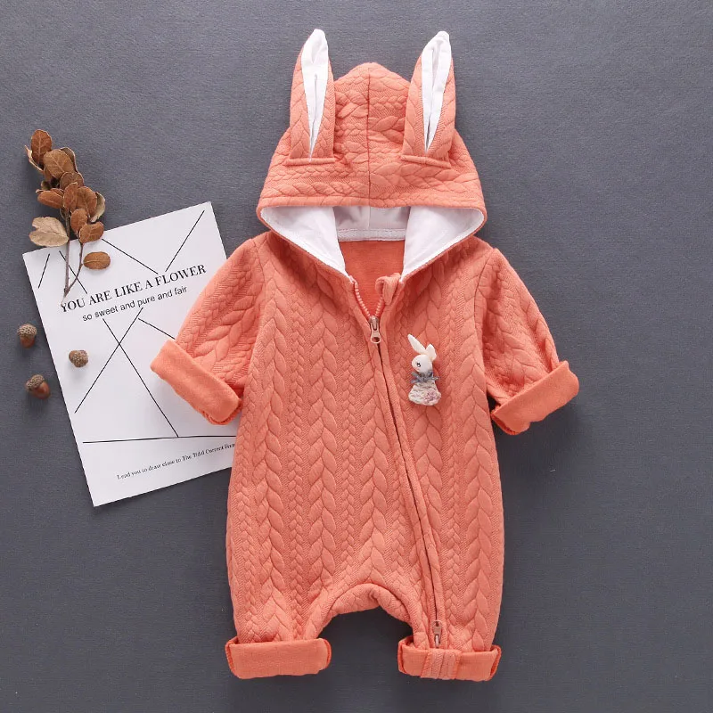 Baby Rompers New Born Clothes Spring Autumn Jumpsuit Costume Pajamas Cartoon Jackets Outerwear coat Girls | Мать и ребенок