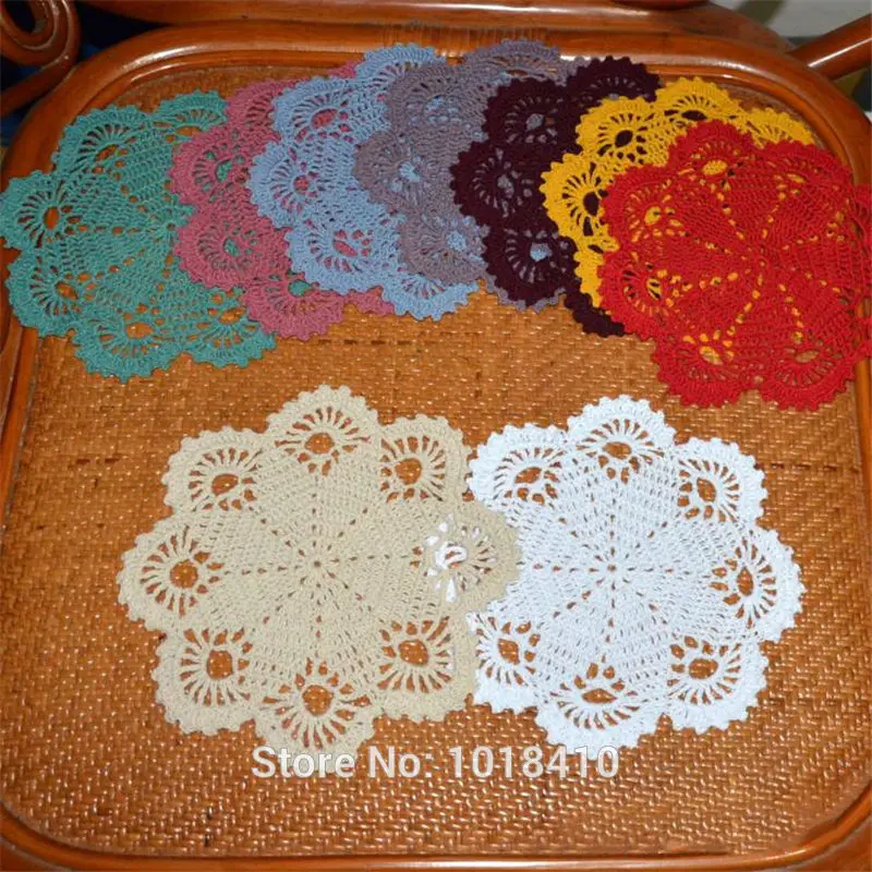 20cm(7.8") Multi Round Hand Made Crochet doily/placemat coasters/placemat set/shabby chic/place mats/doilies crochet 20pcs/lot
20cm(7.8") Multi Round Hand Made Crochet doily/placemat coasters/placemat set/shabby chic/place mats/doilies crochet 20pcs/lot