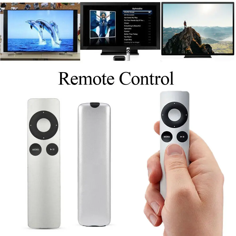 Universal Replacement Remote Control For Apple TV TV1 TV2 TV3 Official Apple TV Remote Control A1294 For Apple TV All Versions
Universal Replacement Remote Control For Apple TV TV1 TV2 TV3 Official Apple TV Remote Control A1294 For Apple TV All Versions