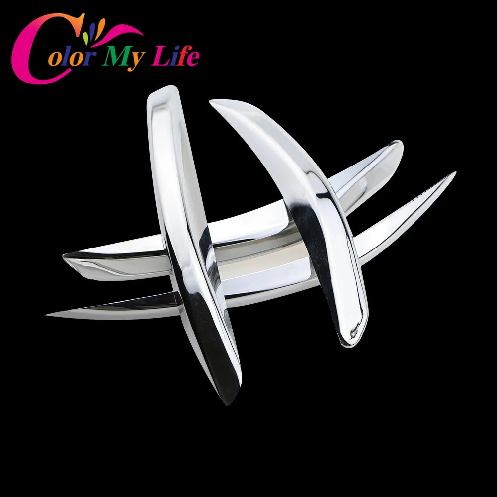 Color My Life ABS Highlight Front Fog Lamps Light Decorative Frame Trim Sticker Case for Ford New Fiesta 2014 - 2016 | Автомобили и