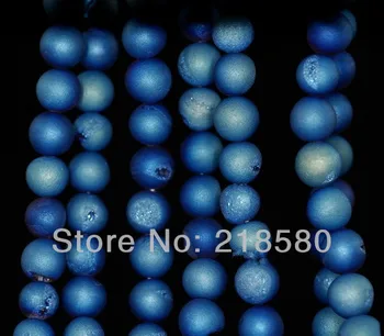 Midnight Blue Pixie Dust Round Druzy Drusy Geode Stone Loose Beads 15.5 inch Full Strand H-DRB04
Midnight Blue Pixie Dust Round Druzy Drusy Geode Stone Loose Beads 15.5 inch Full Strand H-DRB04