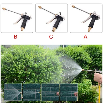 High Pressure Sprayer Metal Water Hose Spray Nozzle for Car Washing Lawn Watering Garden Irrigation H99F
High Pressure Sprayer Metal Water Hose Spray Nozzle for Car Washing Lawn Watering Garden Irrigation H99F