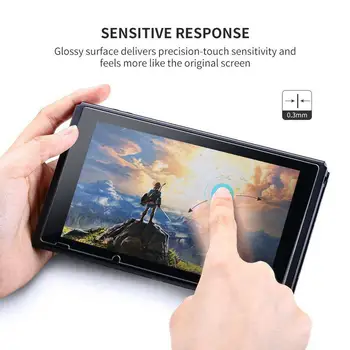 100pcs/lot Durable Scratch Resistant Tempered Glass Screen Protector Film Guard Sheet Console for Nintendo Switch
100pcs/lot Durable Scratch Resistant Tempered Glass Screen Protector Film Guard Sheet Console for Nintendo Switch