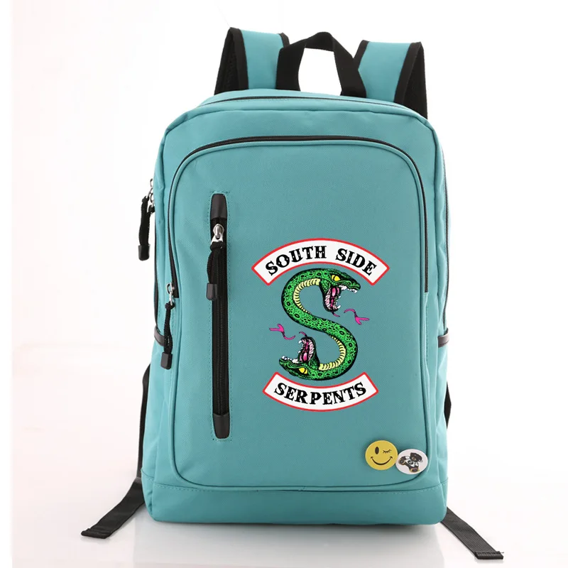 Riverdale South Side Serpents Backpack Shoulder travel School Bag Bookbag for teenagers men women Casual Laptop Bags
Riverdale South Side Serpents Backpack Shoulder travel School Bag Bookbag for teenagers men women Casual Laptop Bags