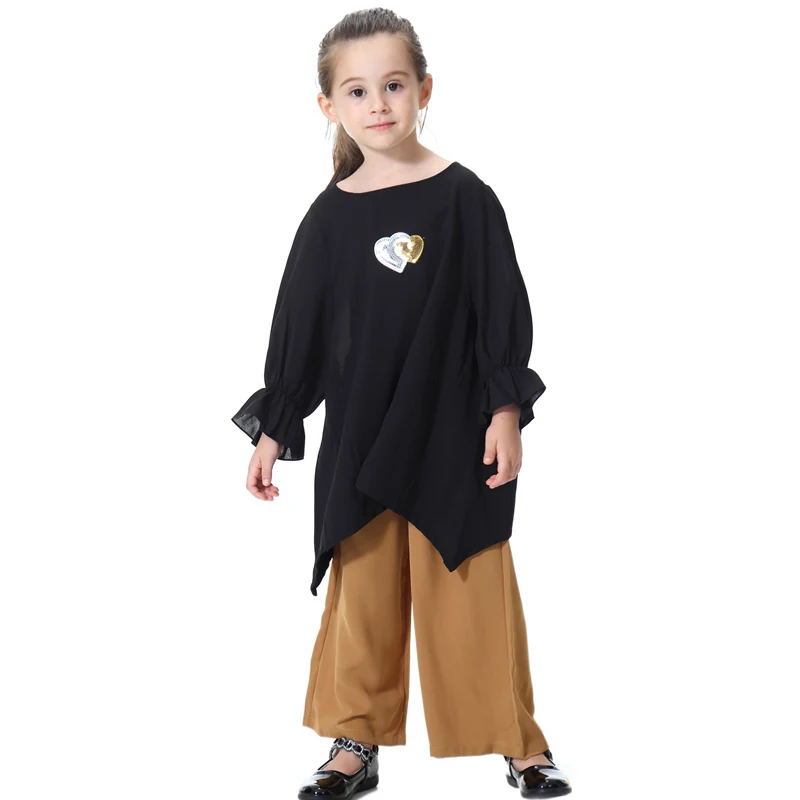 Arab Clothes Muslim Girls Loose Tops and Pants Sets Children`s Sweet Muslim Sets
Arab Clothes Muslim Girls Loose Tops and Pants Sets Children`s Sweet Muslim Sets