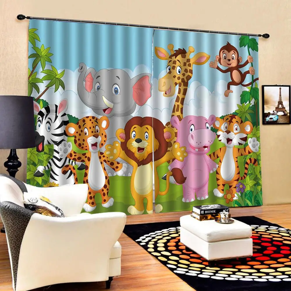 Cartoon Curtain office Bedroom 3D Window Curtain Luxury living room decorate Cortina kids curtains
Cartoon Curtain office Bedroom 3D Window Curtain Luxury living room decorate Cortina kids curtains