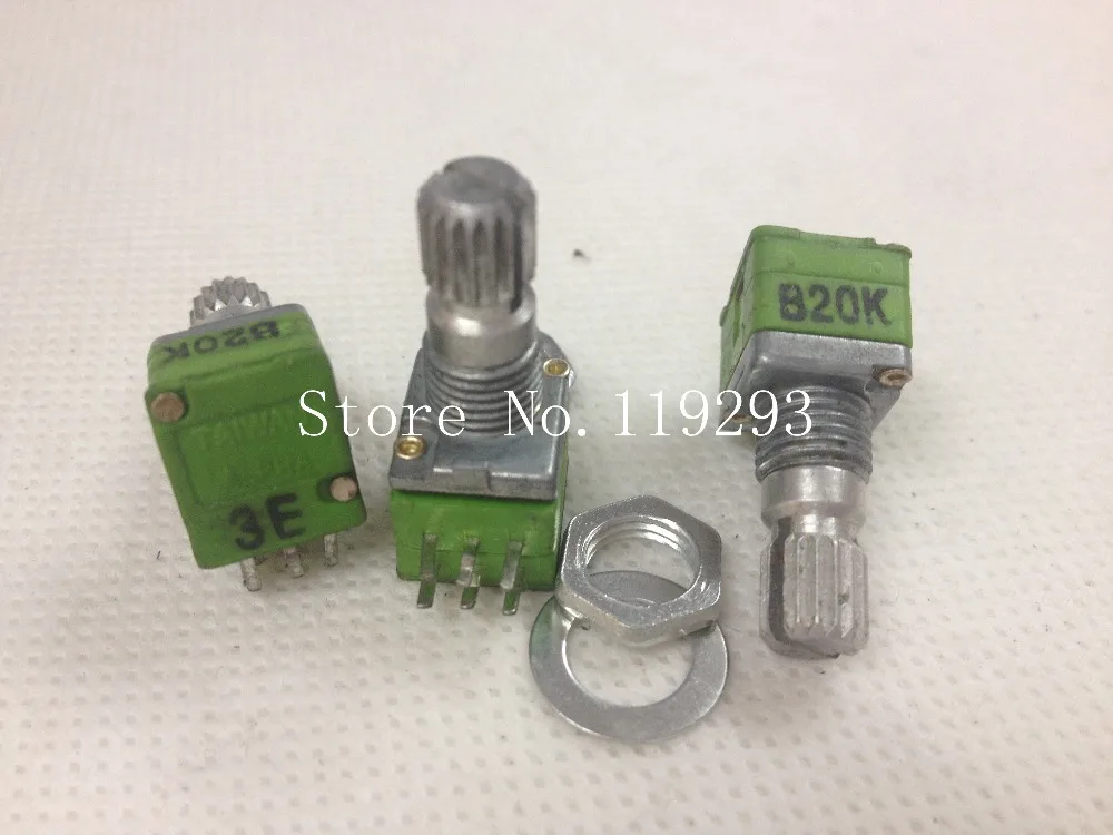 

[BEALL]ALPHA Taiwan RK09 Type Potentiometer shaft length 15MM double B5K B10K B20k B50K B100K--10pcs/lot