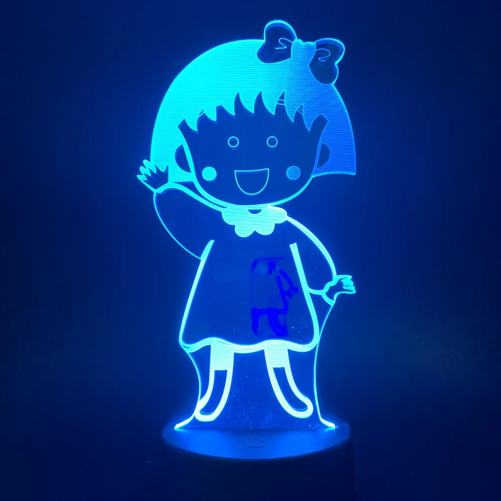 Led Night Light Cute Manga Chibi Maruko Chan Figure Touch Sensor Switch Nightlight for Kids Baby Bedroom Table Lamp Bedside
Led Night Light Cute Manga Chibi Maruko Chan Figure Touch Sensor Switch Nightlight for Kids Baby Bedroom Table Lamp Bedside