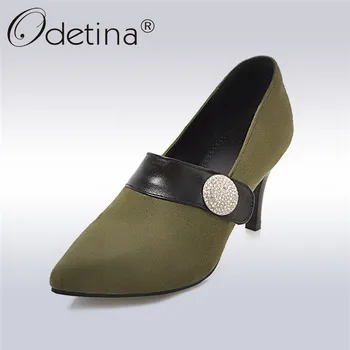 Odetina New Fashion Spring Women Pumps Spike High Heels Pointed Toe Slip on Shoes Crystal Women Dress Shoes Plus Size 31-43
Odetina New Fashion Spring Women Pumps Spike High Heels Pointed Toe Slip on Shoes Crystal Women Dress Shoes Plus Size 31-43