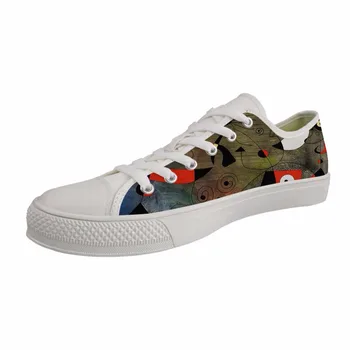 New Arrival 2019 Women Sneakers Classic Casual For Girl White Canvas Vulcanize Shoes Flats Lace Up Painting Art Print Joan Miro
New Arrival 2019 Women Sneakers Classic Casual For Girl White Canvas Vulcanize Shoes Flats Lace Up Painting Art Print Joan Miro