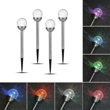 Led Crack Ball Solar light Colorful Garden lamp Outdoor Waterproof Lawn Lights Street Landscape Lamps Yard Path Home Decoration
Led Crack Ball Solar light Colorful Garden lamp Outdoor Waterproof Lawn Lights Street Landscape Lamps Yard Path Home Decoration