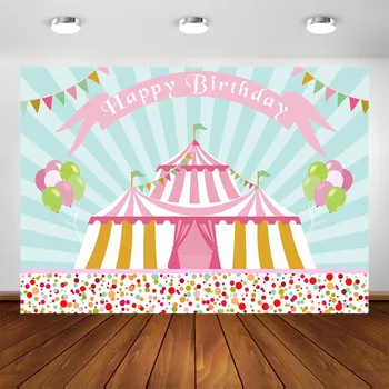 Circus Tent Backdrops Carnival Birthday Party Banner Photography Background for Photo Booth Girl Pink Birthday Decoration
Circus Tent Backdrops Carnival Birthday Party Banner Photography Background for Photo Booth Girl Pink Birthday Decoration