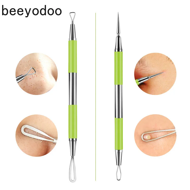 Stainless Steel Blackhead Remover Tool Comedone Acne Pimple Needles Belmish Extractor Black Head Removal Kit Makeup Tools
Stainless Steel Blackhead Remover Tool Comedone Acne Pimple Needles Belmish Extractor Black Head Removal Kit Makeup Tools