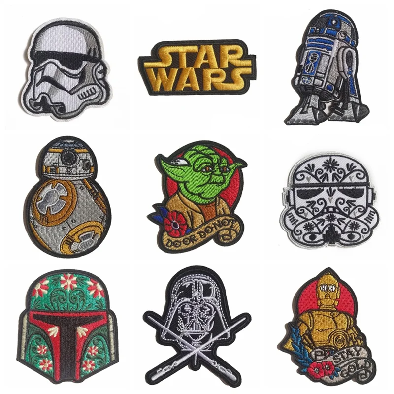 Cartoon Star Wars BB8 Robot Patch Embroidered Ironing Stickers Patches For Clothes Iron On Patches Movies Parches Anime Decor
Cartoon Star Wars BB8 Robot Patch Embroidered Ironing Stickers Patches For Clothes Iron On Patches Movies Parches Anime Decor