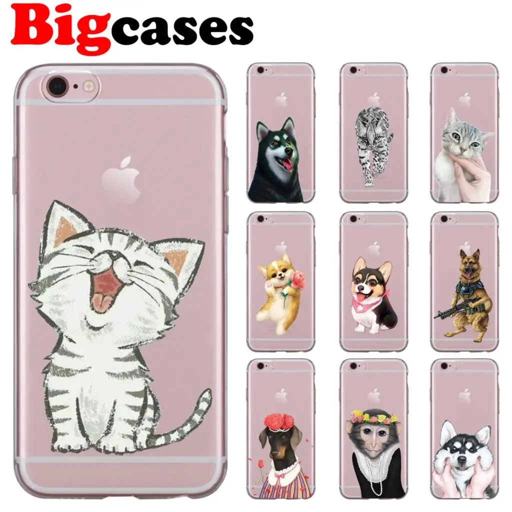 For iphone XS Max XR X 8 7 6 6S Plus 5 5S SE 5C 4S Case Soft TPU Silicone Cute Pet Kitten Puppy Cat Rose Dog Monkey Phone Cover
For iphone XS Max XR X 8 7 6 6S Plus 5 5S SE 5C 4S Case Soft TPU Silicone Cute Pet Kitten Puppy Cat Rose Dog Monkey Phone Cover