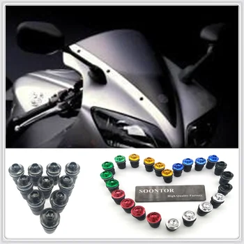 motorcycle Windshield Windscreen Fastener Spike Bolts kit Screw Nuts for SUZUKI ABS GSX1400 GSX650F Kawasaki GTR1400 CONCOURS
motorcycle Windshield Windscreen Fastener Spike Bolts kit Screw Nuts for SUZUKI ABS GSX1400 GSX650F Kawasaki GTR1400 CONCOURS