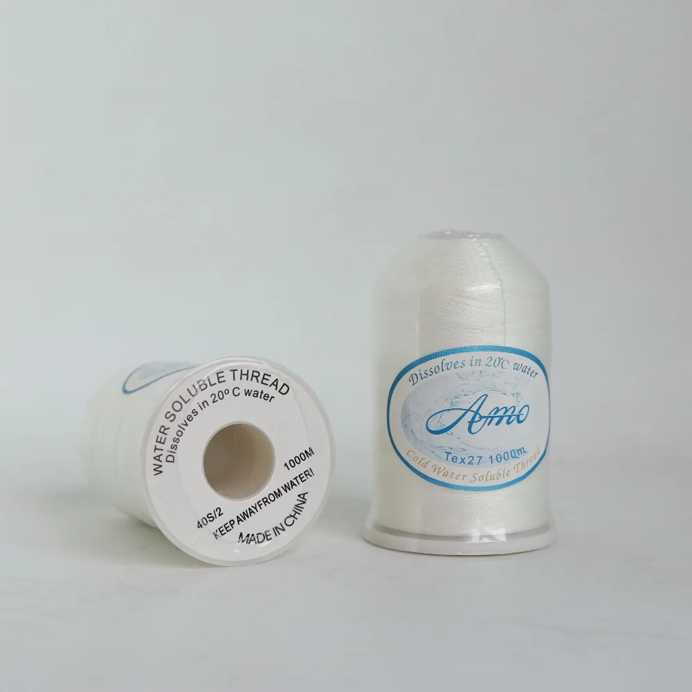 oneroom 1000m long Raw White Water soluble sewing thread 20C Wash Away Vanish Extra Quilting Basting THread 40S/2
oneroom 1000m long Raw White Water soluble sewing thread 20C Wash Away Vanish Extra Quilting Basting THread 40S/2