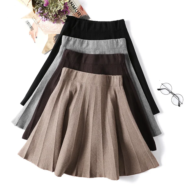 Sherhure 2019 New Fashion Women High Waist Spring Mini Skirts Vintage Knitting Women A-line Skirt Black Faldas Jupe Femme Saia
Sherhure 2019 New Fashion Women High Waist Spring Mini Skirts Vintage Knitting Women A-line Skirt Black Faldas Jupe Femme Saia